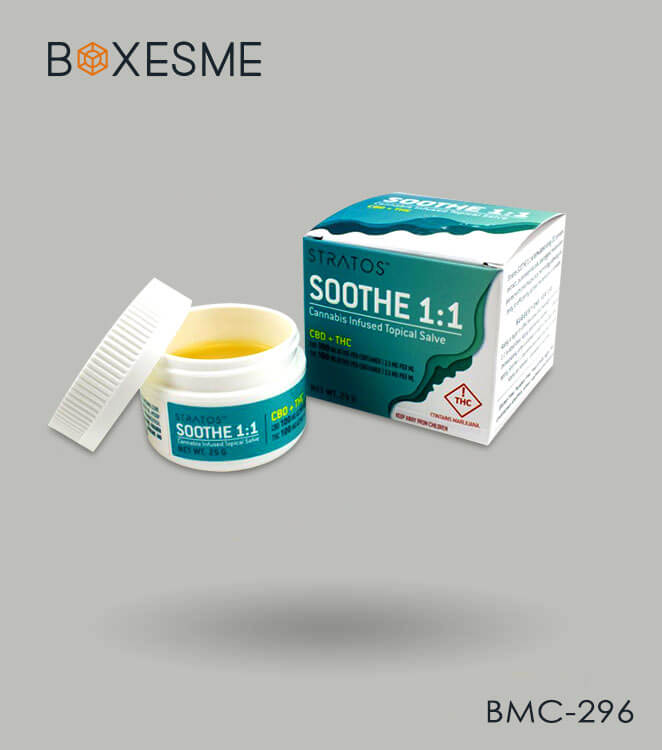 custom Cannabis topical Box packaging